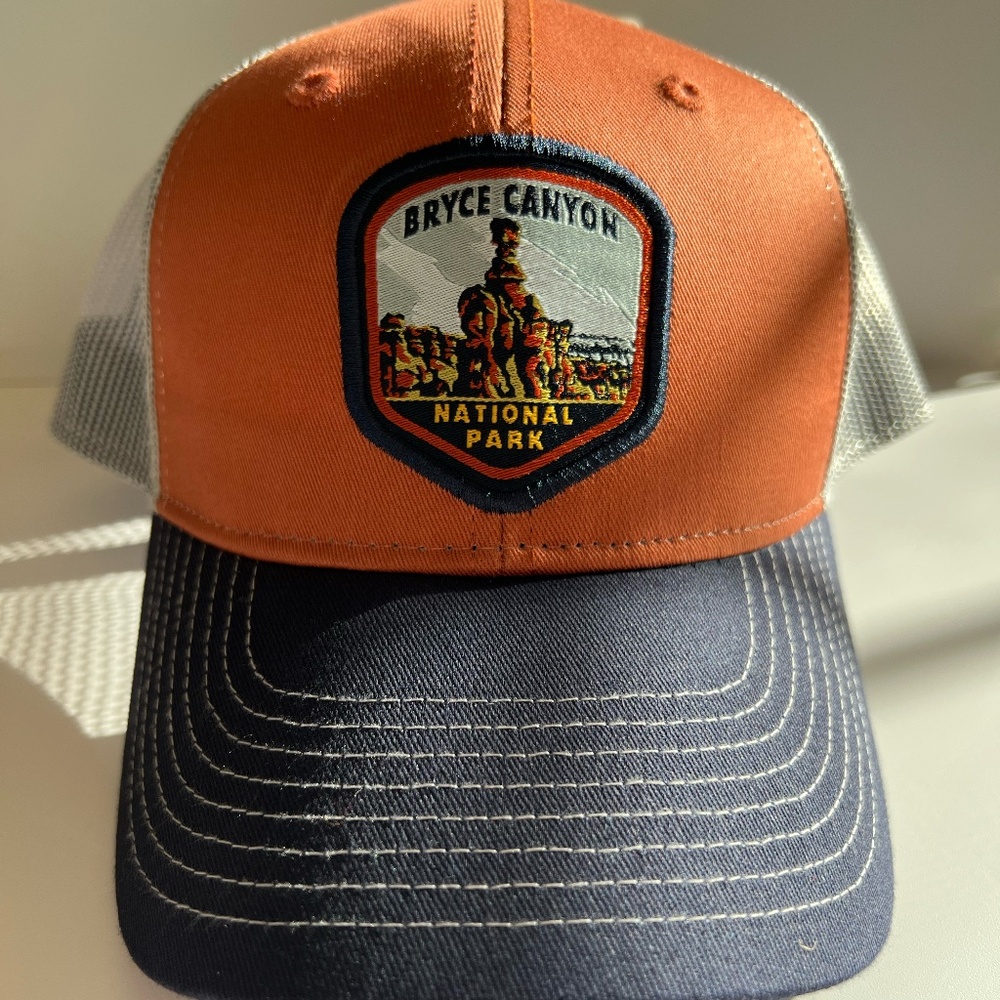 Bryce Canyon National Park Orange and Blue Trucker Hat One Size
